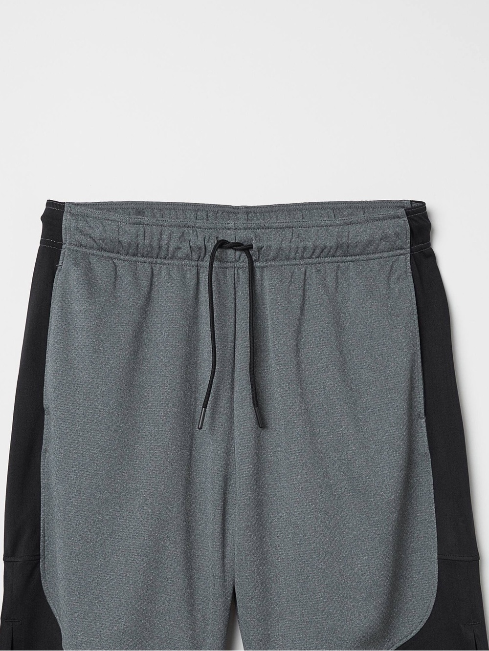NWT Game Time Men's Athletic Drawstring Shorts - Gray & Black